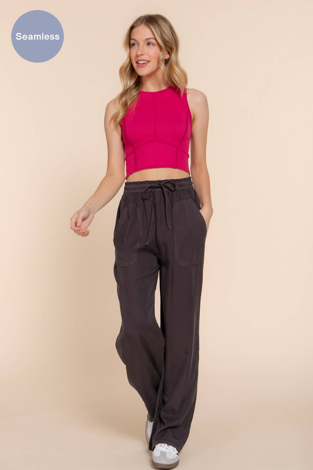 Active Basic | Active USA - Wholesale Tank Top - Women's - Corset-like Seamless Rib Tank Top10