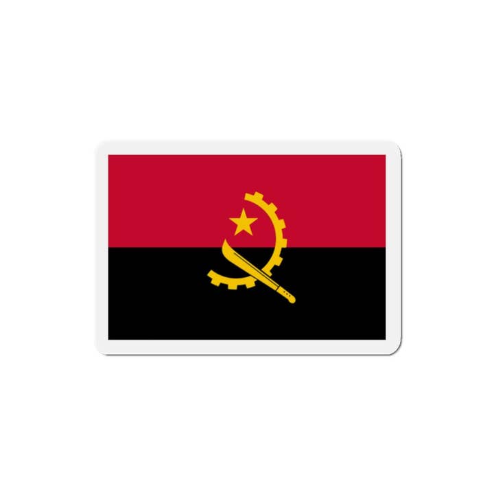 Pixelforma – wholesale Magnet – Angola flagga i flera storlekar magnet