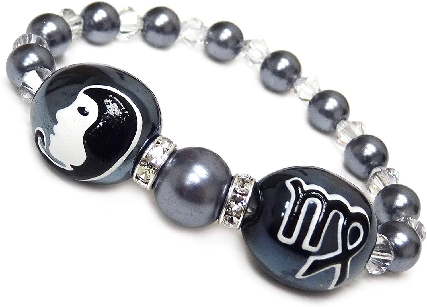 Fiona Accessories – Großhandel Perlenarmband – Sternzeichen Swarovski Perlen Stretch Armband Sternzeichen Schmuck1