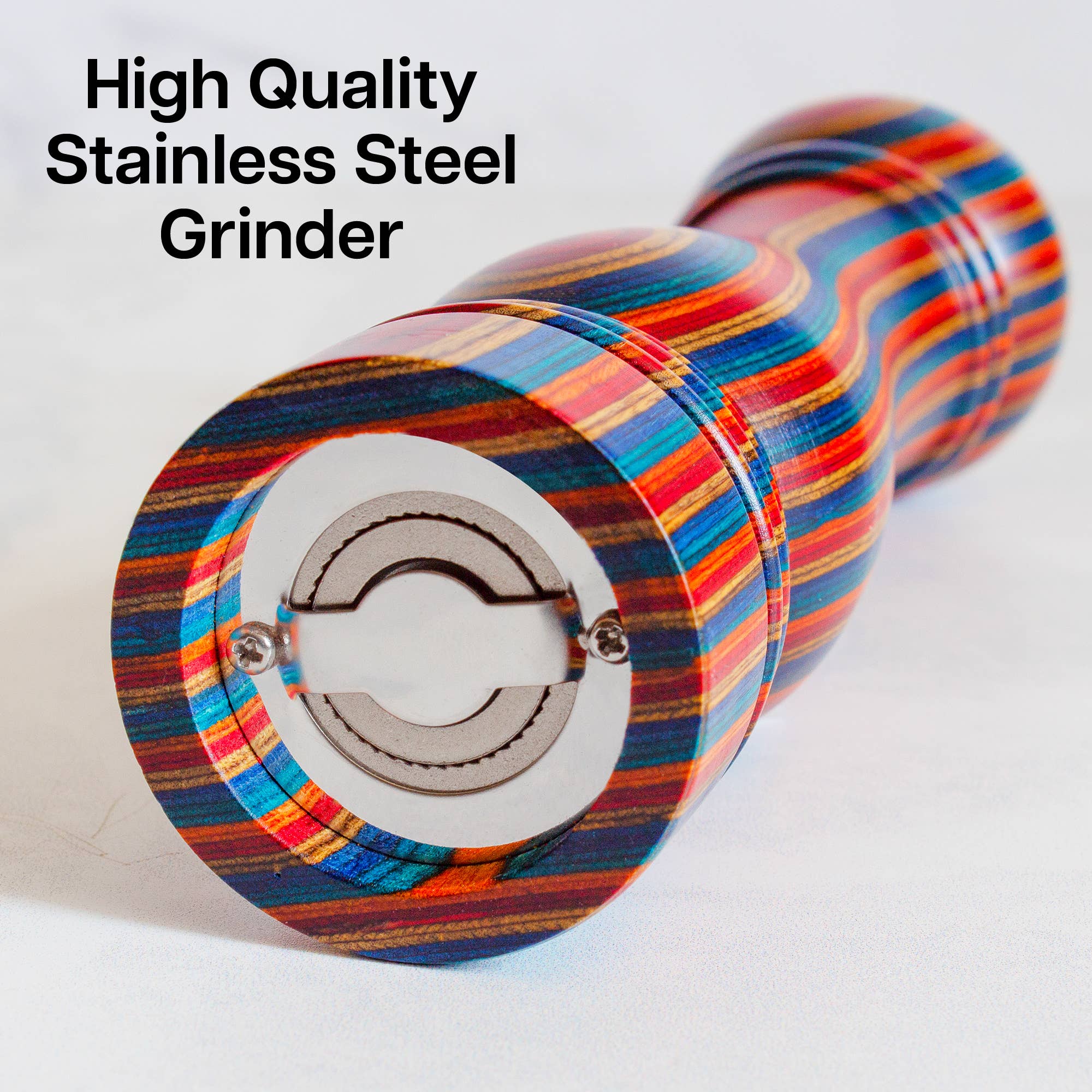 Totally Bamboo – Moinho de pimenta por atacado – Moedor de Pimenta Baltique® Montego Bay com Moinho Ajustável5