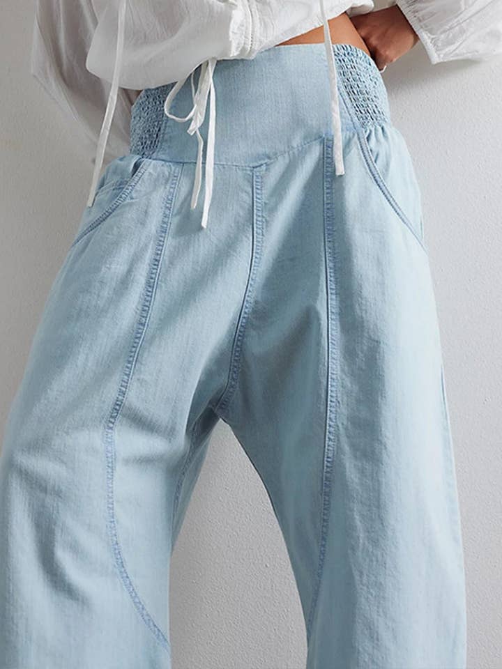 safistyle - Wholesale Pants - Women's - Relaxed Fit Cropped Harem Pants5