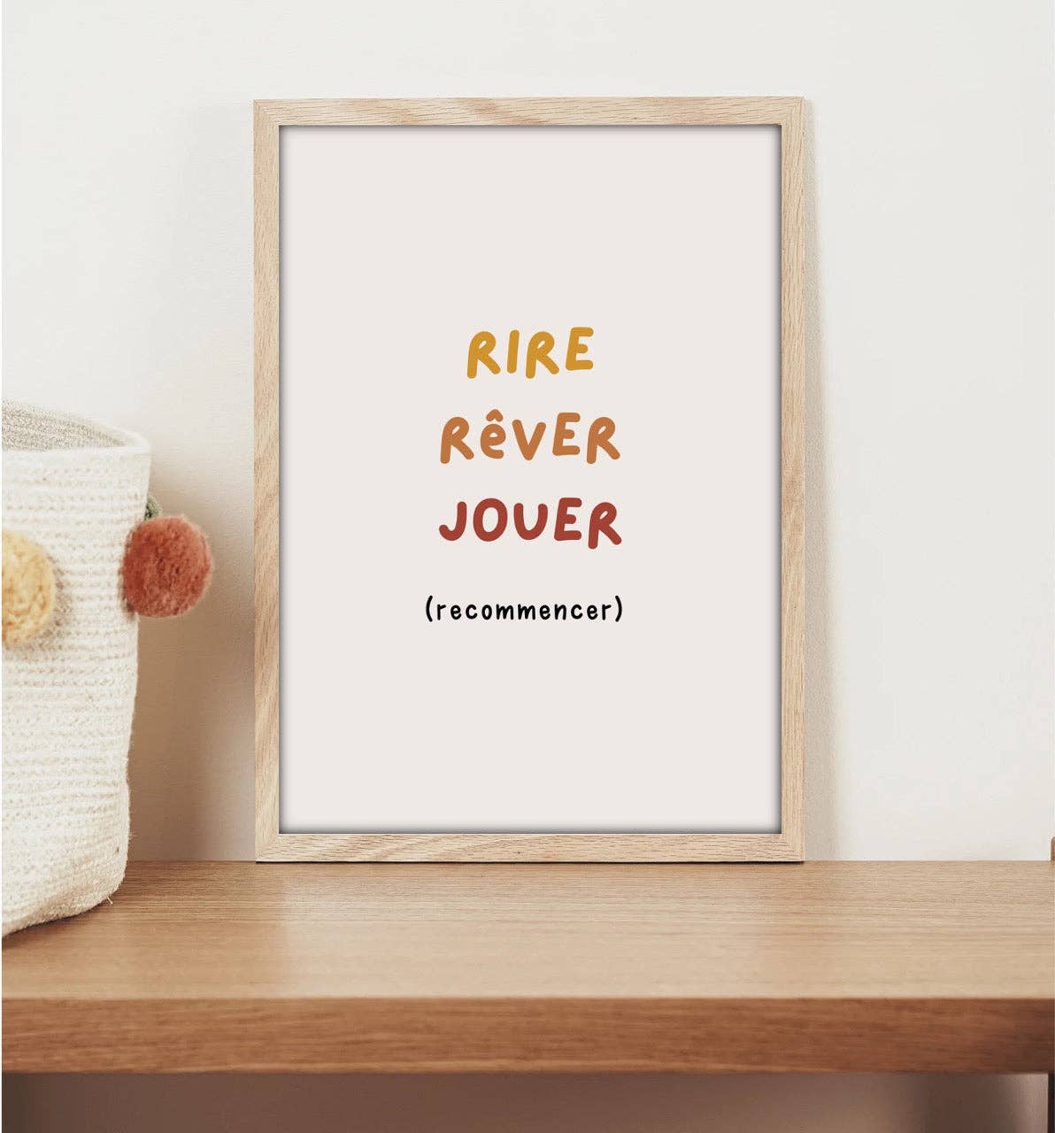 Looves Studio - Wholesale Poster - Poster - Laugh, Dream, Play (Start Over)1