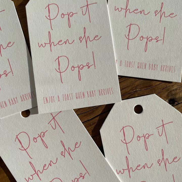 To & From Cards - Wholesale Gift tag - Baby Shower - Pop Tags x 104
