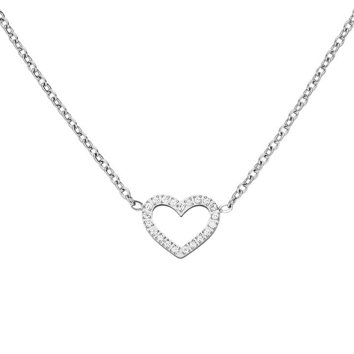 Schmuckgroßhandel - Wholesale Pendant/Charm Necklace - Shine Heart Necklace | 18K Gold Plated3
