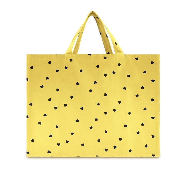 TOTE BAG LEMON HEART for wholesale by Rose in April
