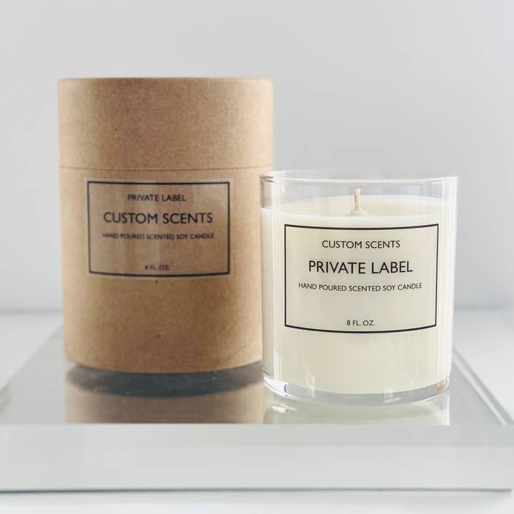 Private Label Candles | Clear Glass, Gift Box | Custom Scent and other Purchase Wholesale personalised candles. Free Returns & Net 60 Terms on Faire trending on Faire.