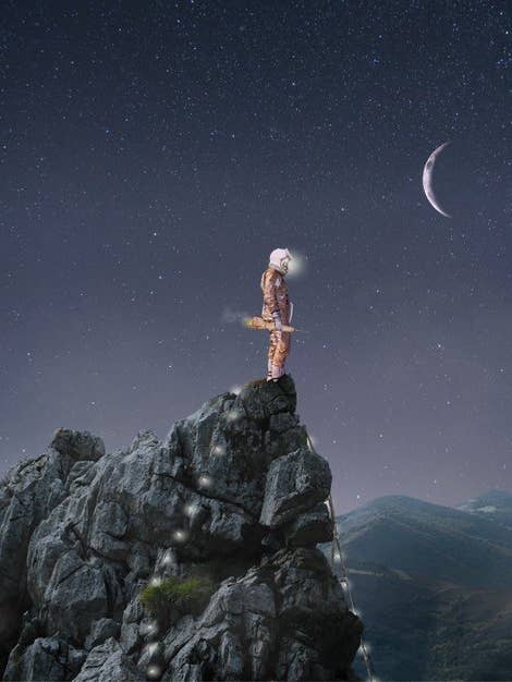 Rocket Man 12x16 for wholesale by Alter Images Art