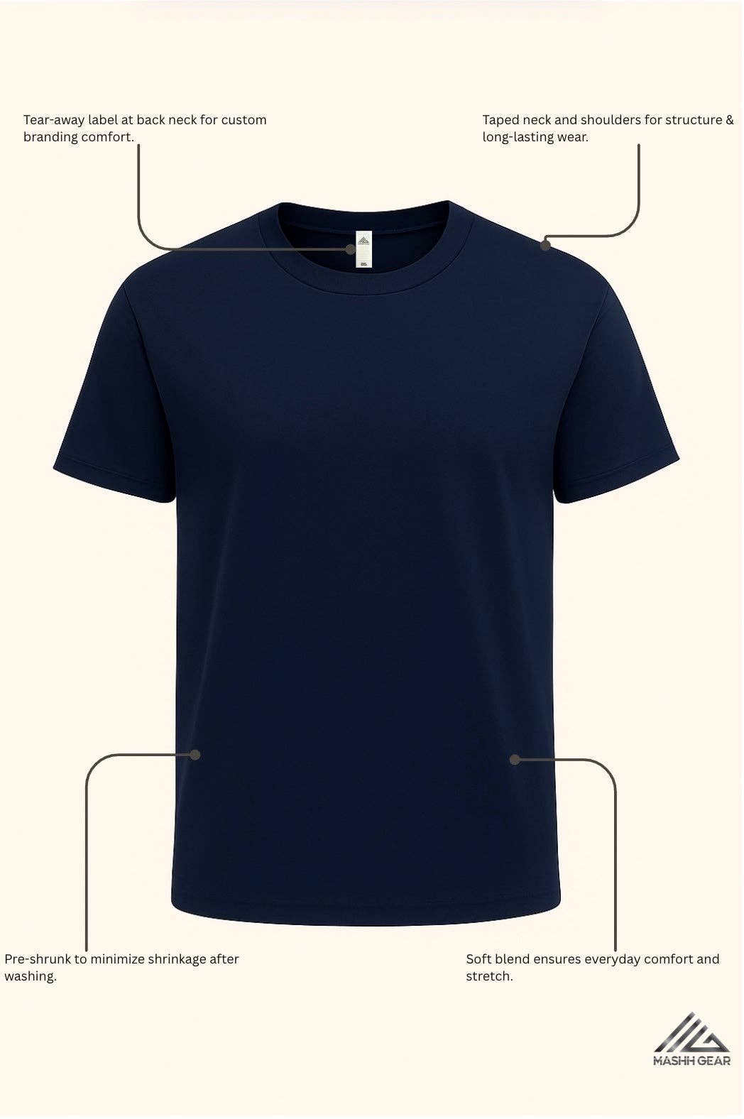 Mashh Gear - Wholesale T-Shirt - Unisex - Mashh Gear 5 Oz Soft RingSpun T-Shirts17