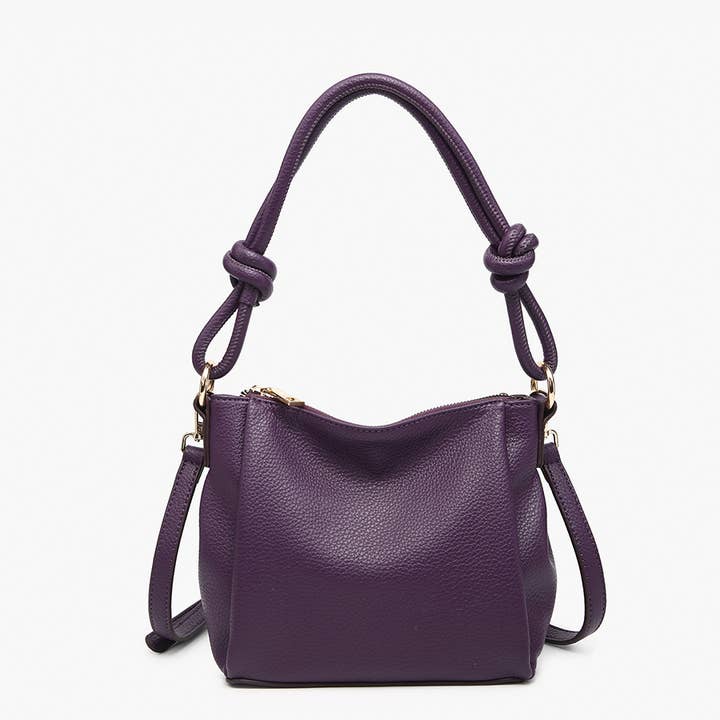 Jen & Co. - Wholesale Satchel - Women's - JN2651 Chicago Knotted Shoulder Bag w/ Long Strap