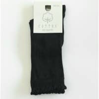 Cotton Socks – Engroshandel Strømper - Børn og baby – MA100 høje sokker med ribkant i perlestrik, 100 % bomuld4