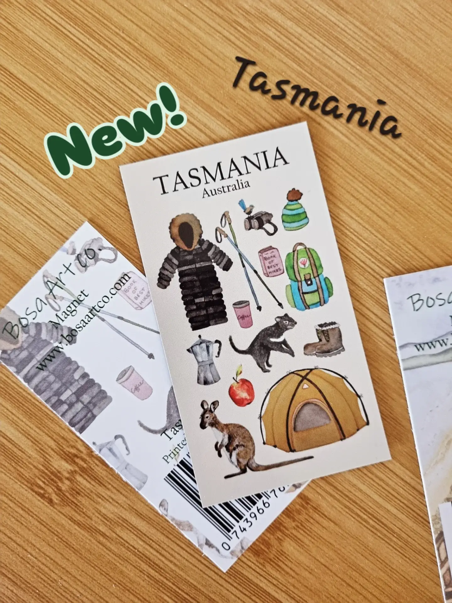 Bosa Art Co - Wholesale Magneet - Magneten - Tasmanië Magneet0