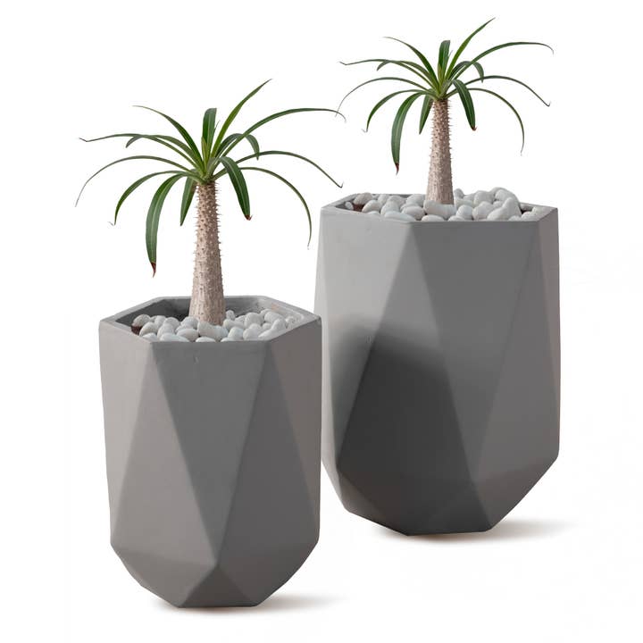 Cubic Outdoor Planter for wholesale by River Art Stone
