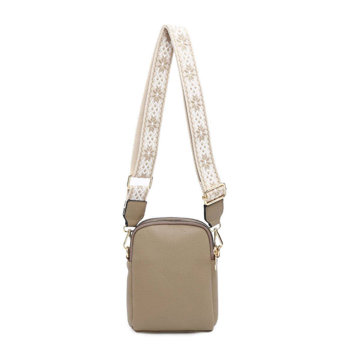 Papaya Fashion Ltd – wholesale Axelväska - Dam – B23001 Bee Cross Body Handväska med dubbla dragkedjefack upptill14