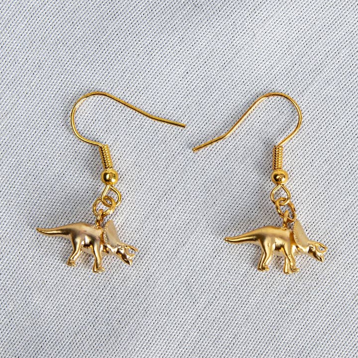 Triceratops Øreringe for engroshandel hos Mumu Beads