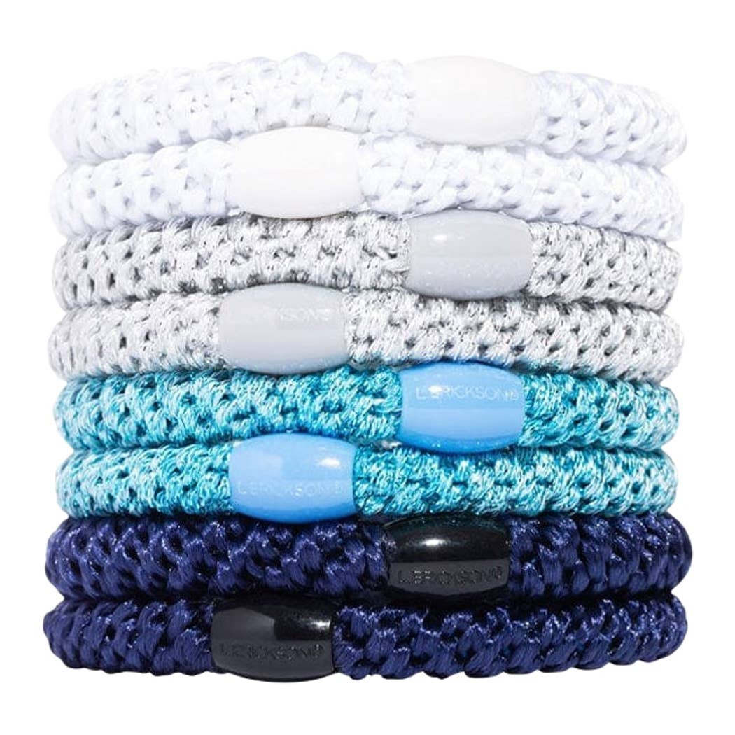 France Luxe/L. Erickson – Engroshandel Hårbånd - Dame – Grab & Go Hestehalebindere - Sæt med otte60