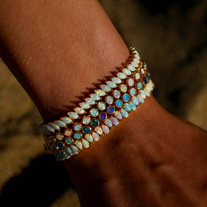 La Kaiser - Wholesale Tennis Bracelet - Dancing Opal Dreams Tennis Bracelet