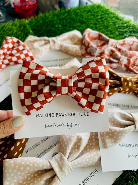 Walking Paws Boutique - Wholesale Pet Bow Tie - Dog - assortment of fall/winter bowtie attachable to dog collars1