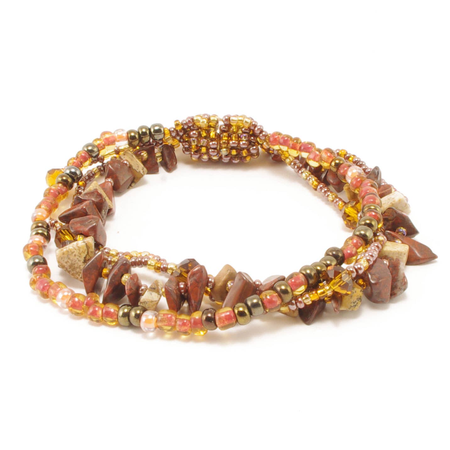 Lucia's Imports - Wholesale Beaded Bracelet - Small Rock Candy Magnetic Bracelet2