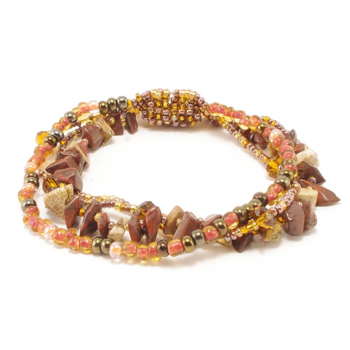 Lucia's Imports - Wholesale Beaded bracelet - Small Rock Candy Magnetic Bracelet2