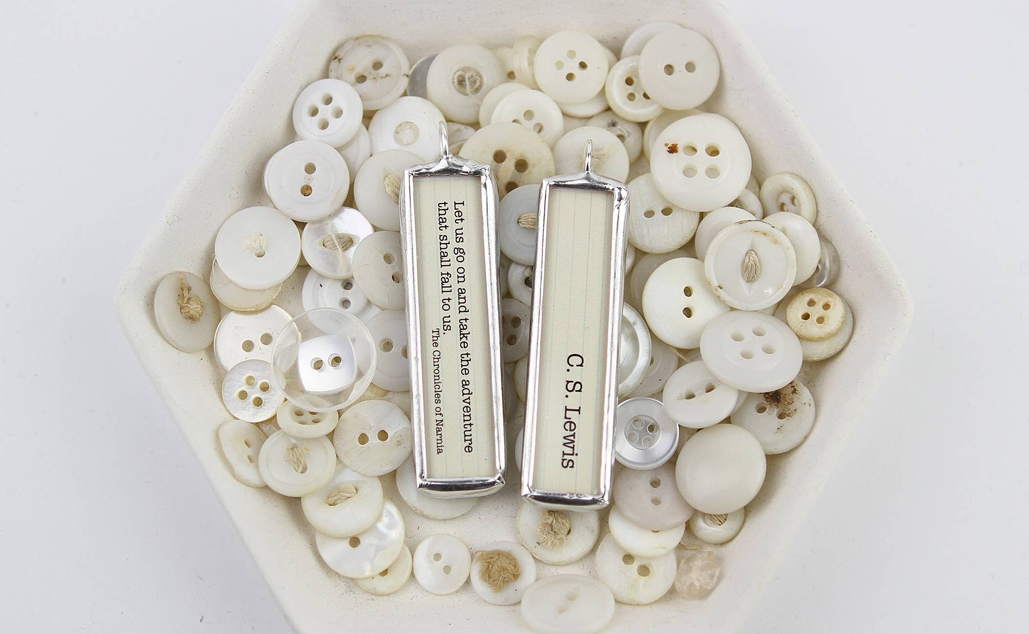 Jennifer Dahl Designs LLC - Wholesale Pendant/Charm Necklace - Take The Adventure Narnia Literary Book Charm Necklace1