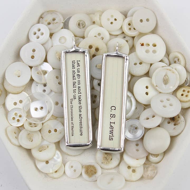 Jennifer Dahl Designs LLC - Wholesale Pendant/Charm Necklace - Take The Adventure Narnia Literary Book Charm Necklace1