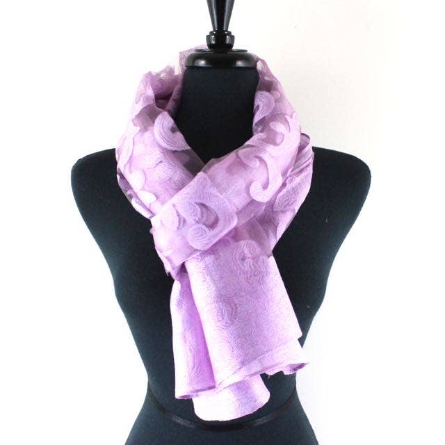 Pretty Persuasions – Großhandel Schal – Damen – JC19020 Durchsichtiger Schal/Schal „Shanghai Night Night“10