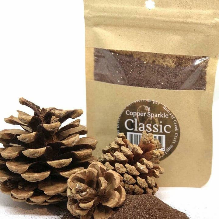 Polvere per goffratura in rame Sparkle per la vendita all'ingrosso da parte di Emerald Creek Craft Supplies