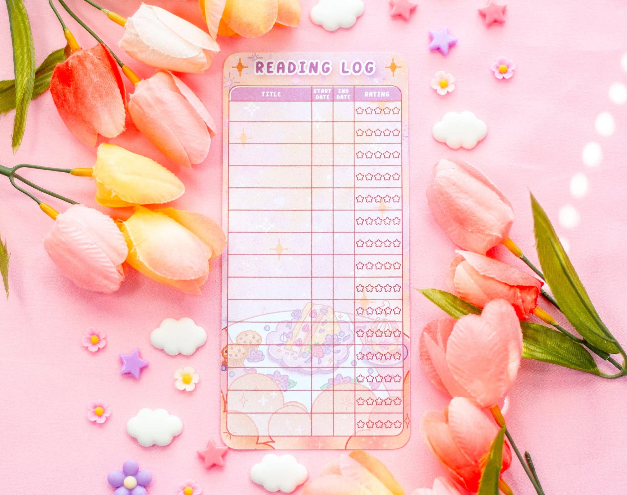 Unicorn Eclipse - Wholesale Bookmark - Cafe Quest Reading Log Bookmark4