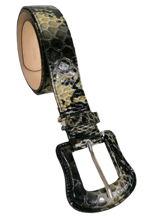 JIJOU CAPRI – wholesale Belt – Women's – ITBS  Italian Printed Snake Leather Belt JIJOU CAPRI 0