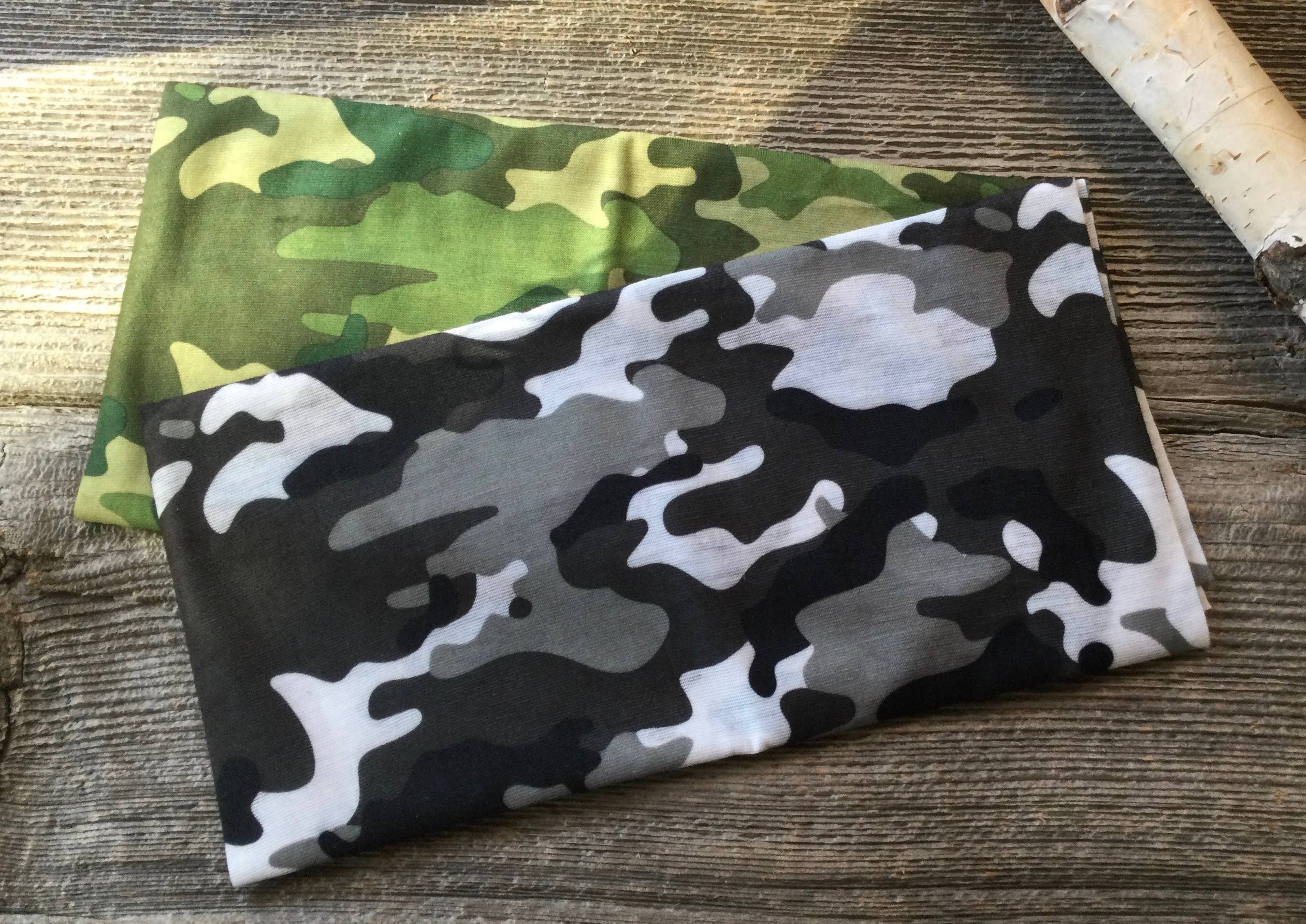 Beautiful Boundaries - Wholesale Fashion Headband - Women's - Headband - yoga tubular headwrap army camo2