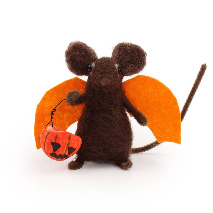 The Makerss - Wholesale Craft sewing kit - Halloween Mouse Small Needle Felt Kit - Limited Edition3