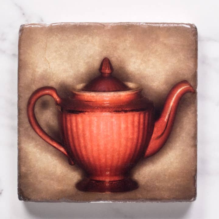 Vintage Orange Hall Teapot for wholesale by StellaLily