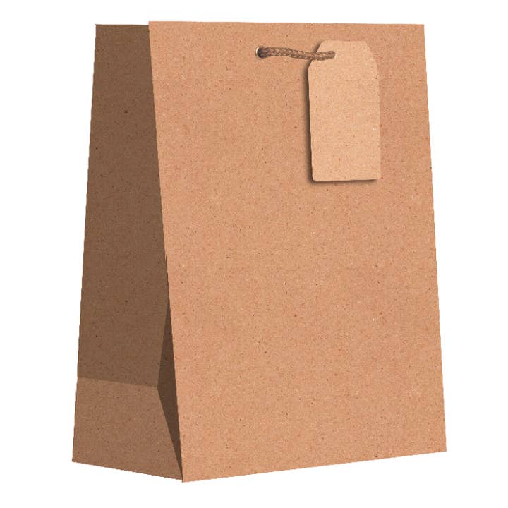 Jillson & Roberts - Wholesale Gift Bag - Natural Totes - Medium