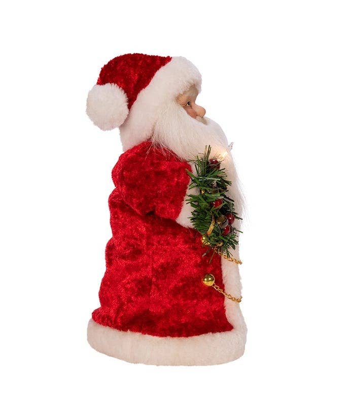 Kurt S. Adler, Inc. - Wholesale Tree Topper - 10" UL 10/L SANTA TREE TOPPER2