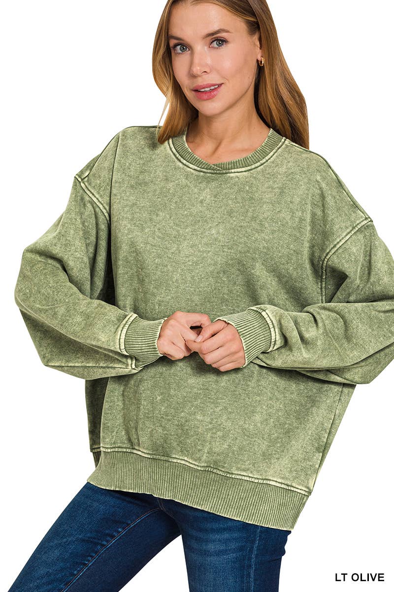 42POPS – Sweatshirt - Mulher por atacado – ',.._ Sweatshirt de Lã Polar Snow Wash55