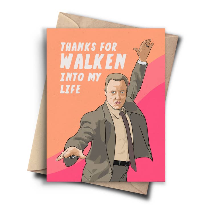 Christopher Walken Funny Valentine/Jubilæumskort for engroshandel hos Pop Cult Paper
