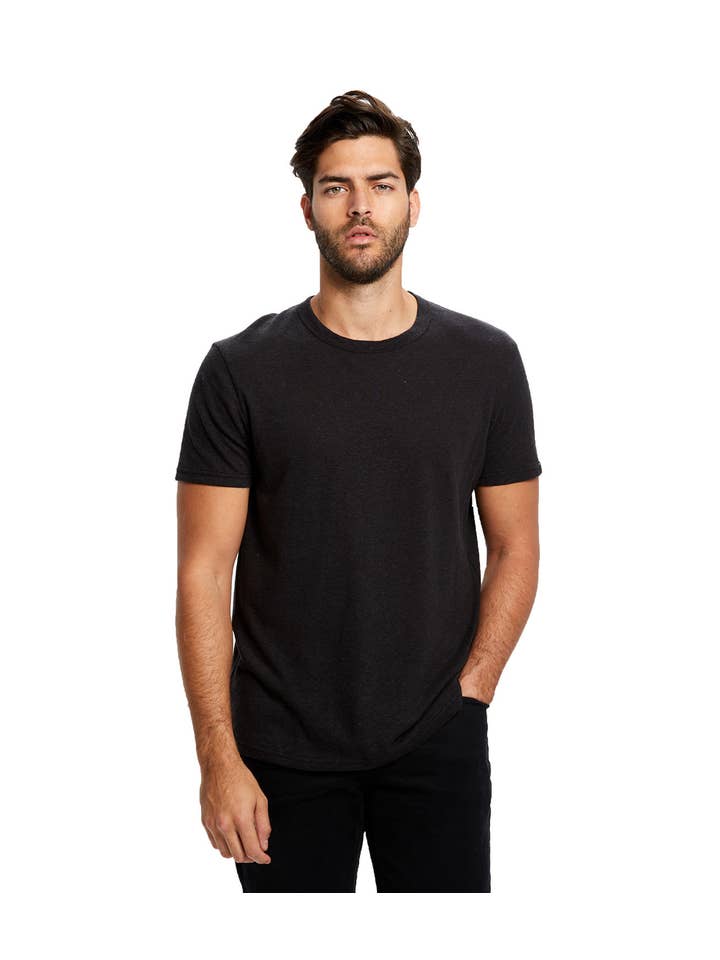 US Blanks - Wholesale T-Shirt - Men's - Unisex Hemp & Organic Cotton Crew 30 singles, 5 oz1