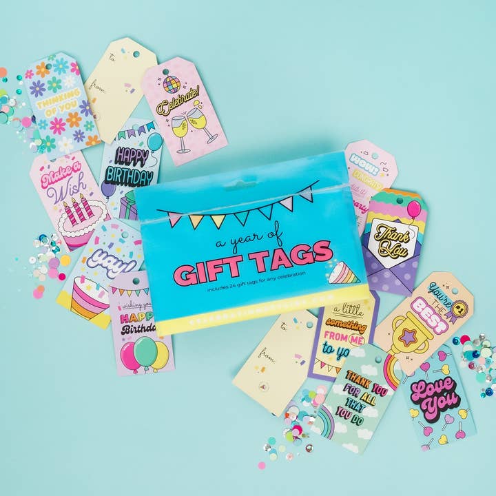 A Year of Gift Tags for wholesale by Celebration Stylist