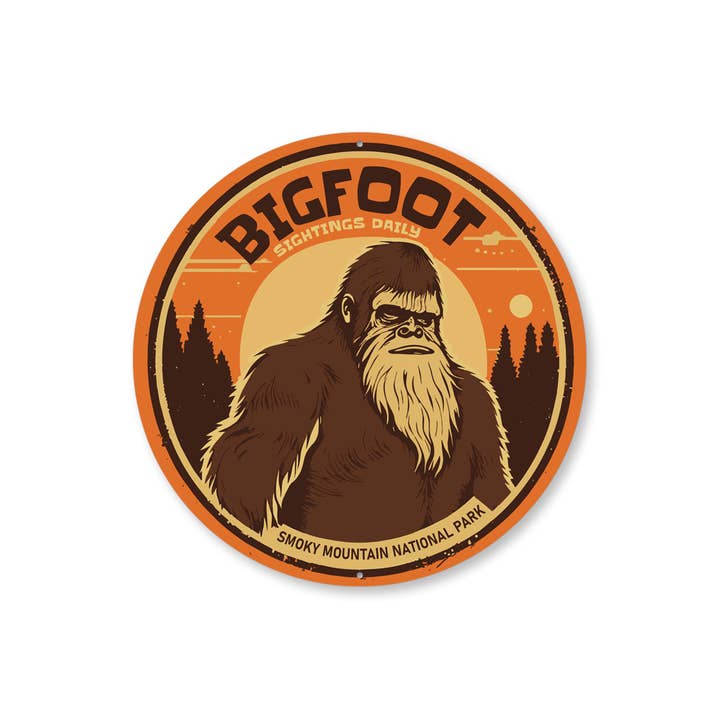 Lizton Sign Shop, Inc - Wholesale Sign - Bigfoot Sightings Smoky Mountain Sign