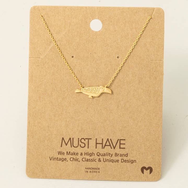Toucan hänge halsband för wholesale av Fame Accessories