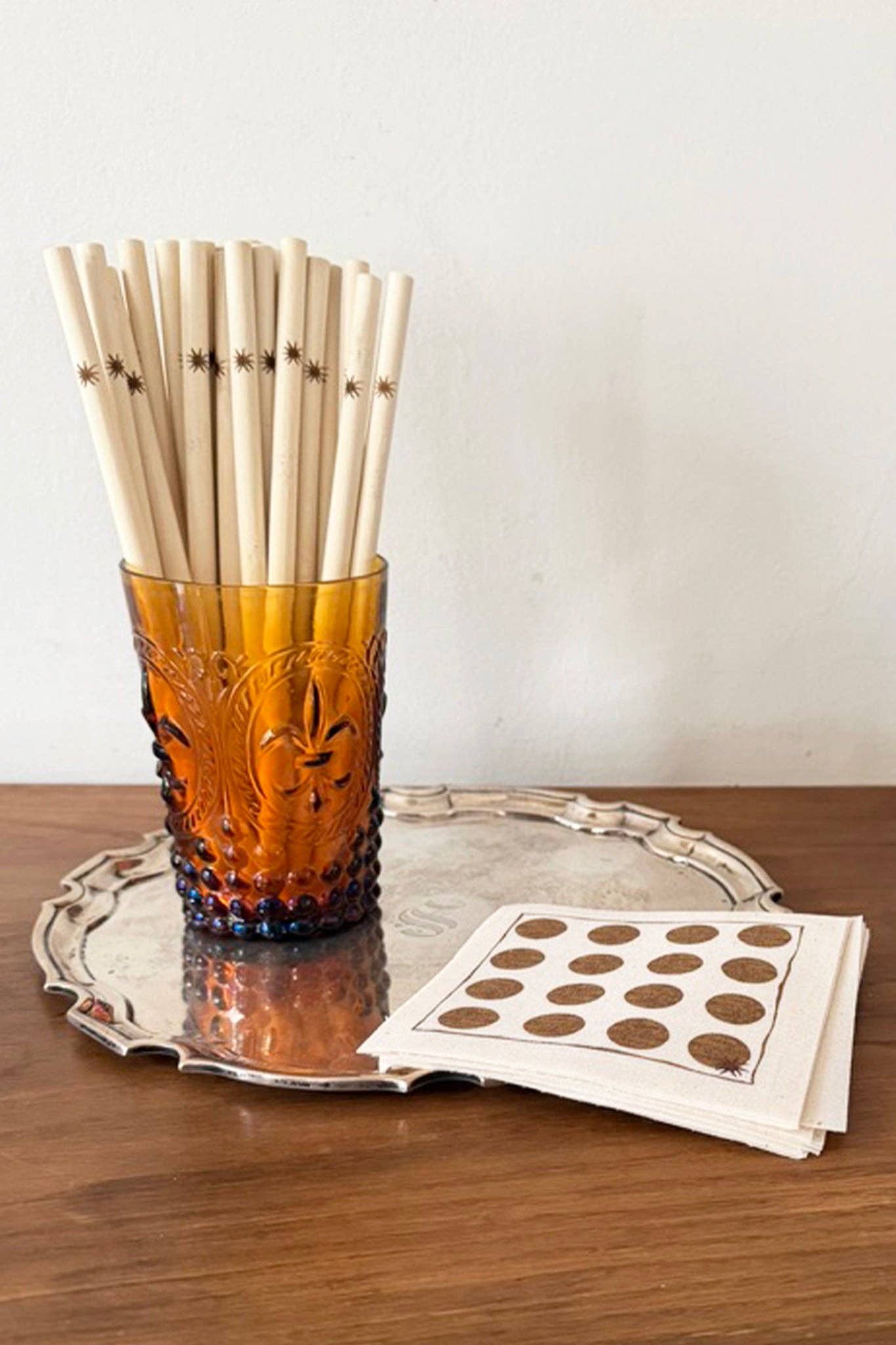 maaterra - Wholesale Drinking Straw - Bamboo Straws | 8 Inch | 24 count2