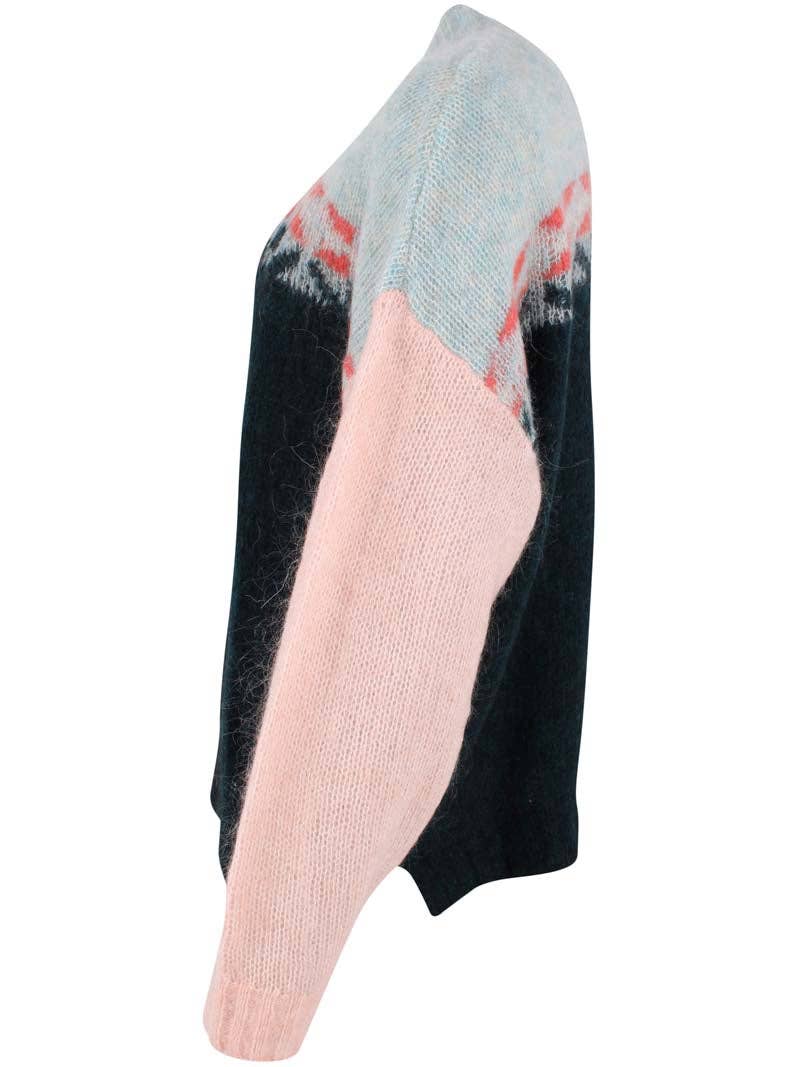 Danefae København - Wholesale Knit Sweater - Women's - Danebloom Alpaca Sweater Multi6