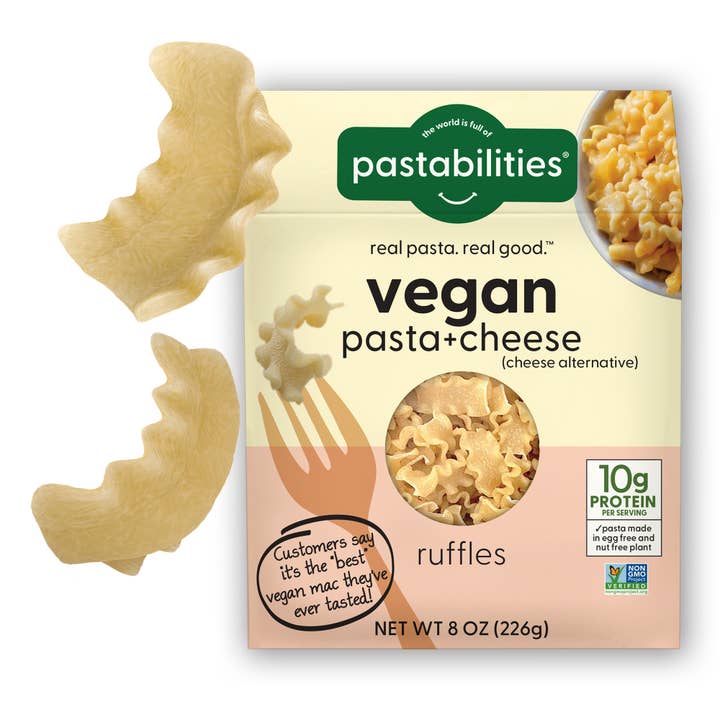 Vegan Ruffles Mac and Cheese for wholesale by Pastabilities