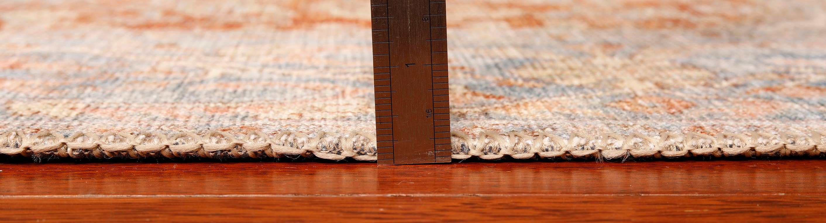 KAS Rugs – Engroshandel Løst tæppe – London 4801 Rust Blue Serena område tæppe3