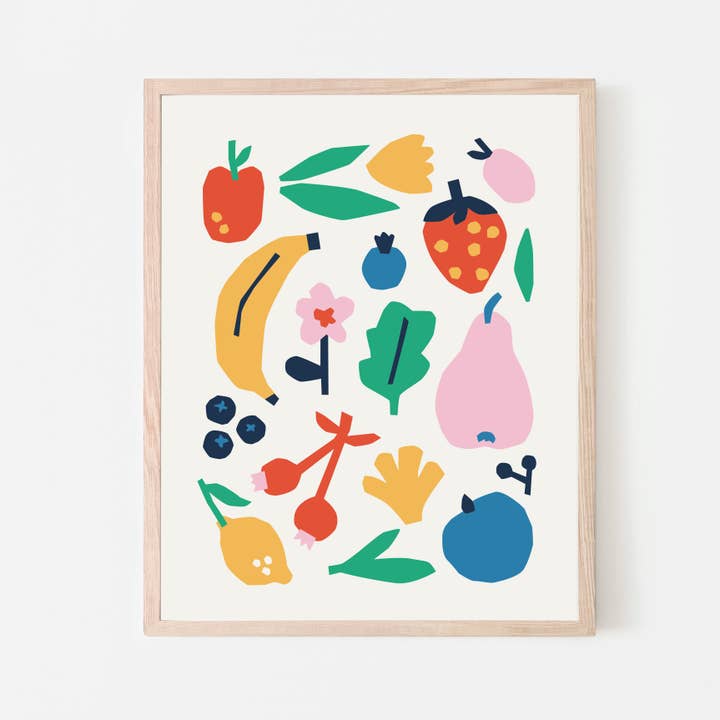 FRUTAS, 8 x 10 pulgadas — Póster de Myriam Van Neste para venta al por mayor de Paperole