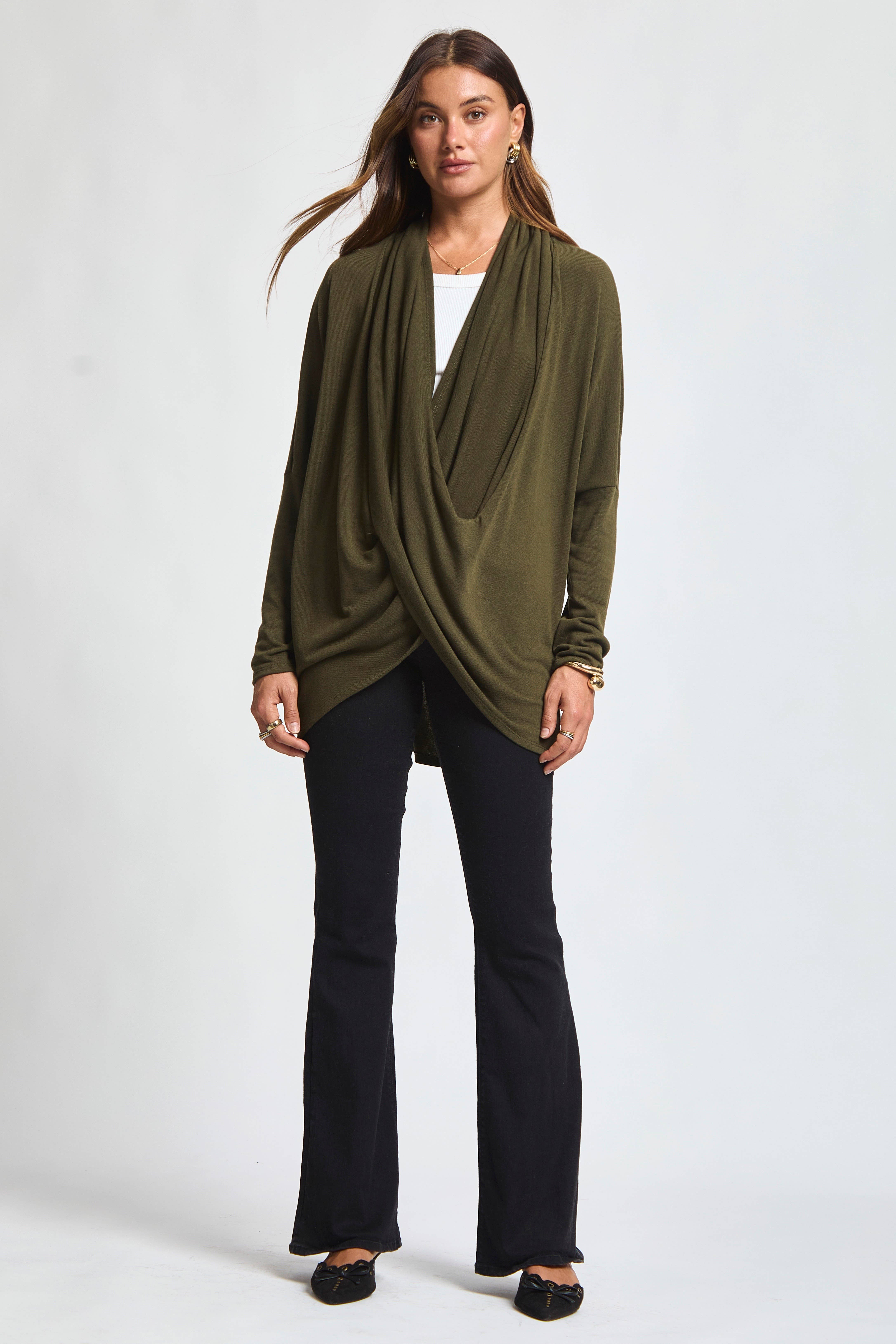 Dear Scarlett - Wholesale Tunic - Women's - Soft Drape Hacci Wrap16