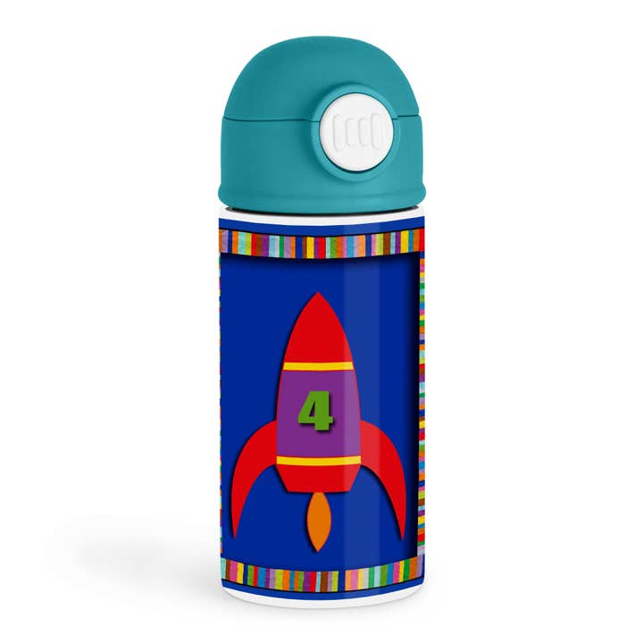 3dRose - Wholesale Water Bottle - 3dRose, Rocket Four, Kids Water Bottle