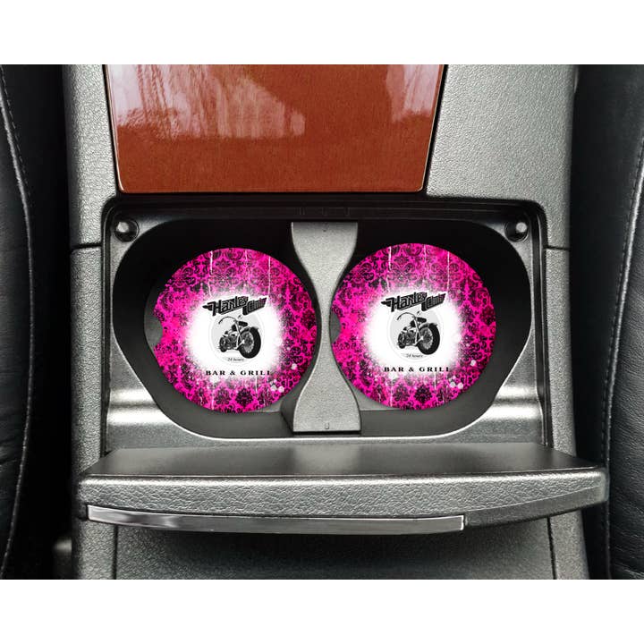 Juego de posavasos para coche Harley Club Bar & Grill para venta al por mayor de The Goblin Saloon