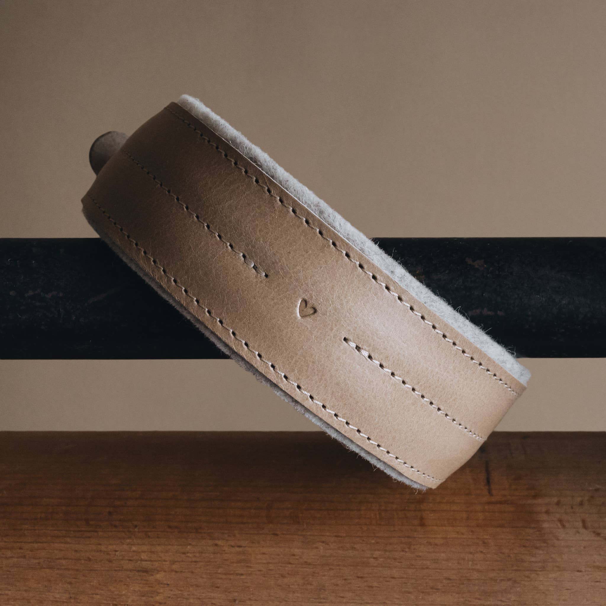 BAND&ROLL – wholesale Pet collar – Dog – Wool Padded Wide Dog Collar. Pine13