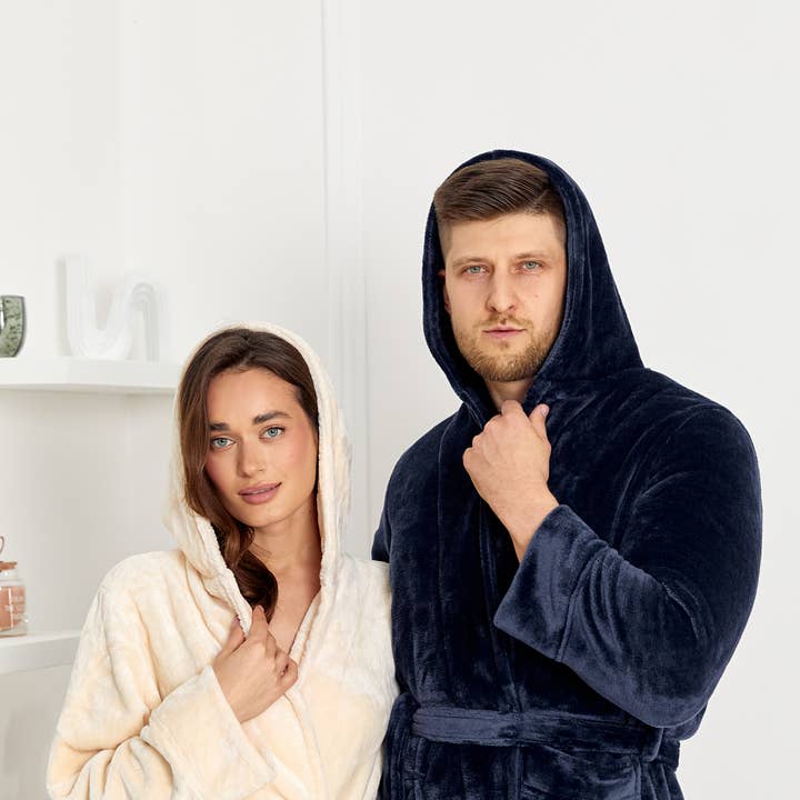 Hight Quality Unisex Hooded Bathrobes and other Purchase Wholesale spa robes. Free Returns & Net 60 Terms on Faire trending on Faire.